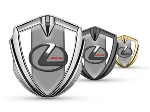 Lexus Emblema Silicone Badge Disegno Max Costruita